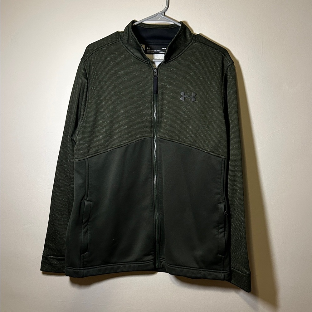 Under Armour Dark Green Zip-Up Jacket